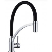Round Multifunction Chrome Sink Mixer